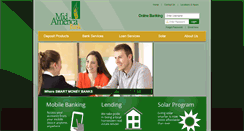 Desktop Screenshot of mid-americabank.com